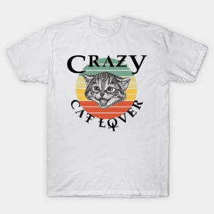 Crazy cat lover T-Shirt